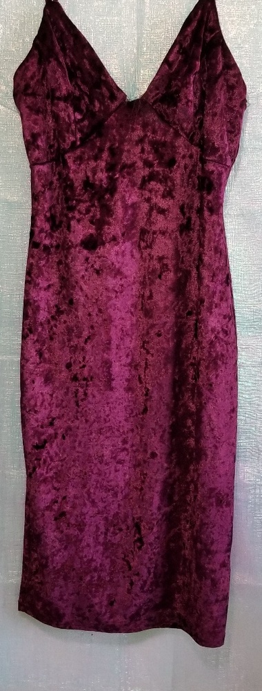 Velvet Red, Satin Mini Dress